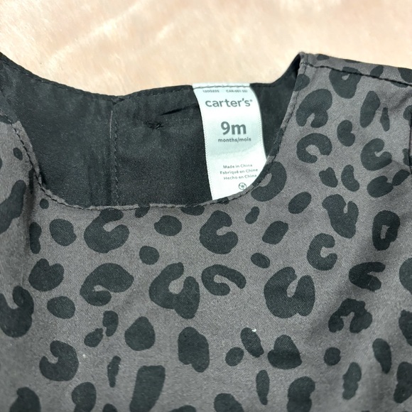 Black and grey leopard print dress - Picture 4 of 6